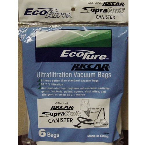 Inc. Riccar SupraQuick Canister Vacuum Cleaner Bags 6pk