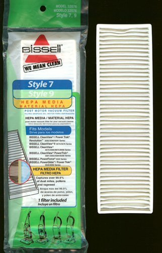 2 Bissell Style 7 9 HEPA Filter Generic Part By ZVac. 