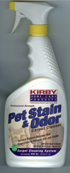 Click here to view larger image Kirby Pet Stain and Odor Carpet Cleaner 22oz 283297