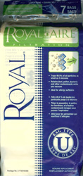 Click here to view larger image Royal Type U Bags With Royal-Aire Filtration