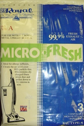 Click here to view larger image Royal Type A Bags With Royal-Aire Filtration