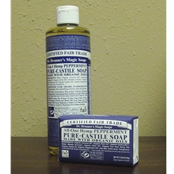 Click here to view larger image Dr. Bronner Pure-Castile Soap (Pepermint)