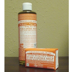Click here to view larger image Dr. Bronner Pure-Castile Soap (Tea Tree)