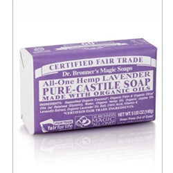 Click here to view larger image Dr. Bronners Pure-Castile Soap Bar (Lavender)