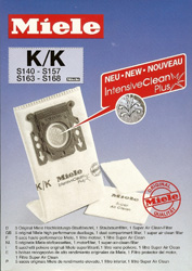 Click here to view larger image Miele Style K/K Intensive Clean Dust Bags 5588951