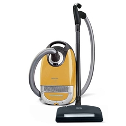 Click here to view larger image Miele Leo Full Size Canister (Safron Yellow) With SEB 236 Power Brush