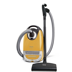 Miele Leo Full Size Canister (Safron Yellow) With SEB 236 Power Brush
