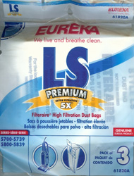 Click here to view larger image Eureka LS Premium Filteraire Bags 61820