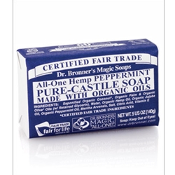 Click here to view larger image Dr. Bronners Pure-Castile Soap Bar (Hemp Rose)