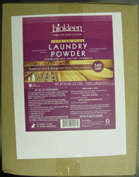 Click here to view larger image Biokleen Laundry Powder Premium Plus 540 Loads 50 lb Box