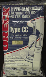 Click here to view larger image Oreck Type CC Hypo-Allergenic Filter Bags CCPK8DW