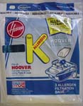 Hoover K Bags Allergen Filtration 4010100K