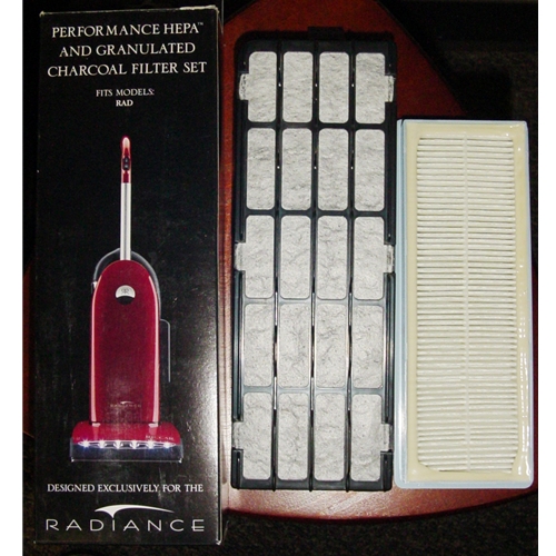 Riccar HEPA and Granulated Charcoal Filter Set For Radiance