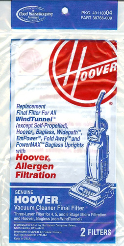 Hoover Windtunnel Final Filter (Non_Self-Propelled) 40110004