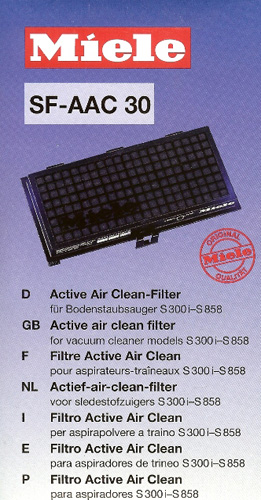 Miele Active Air Clean Filter for S300-S600 Canisters 04306916/7226140