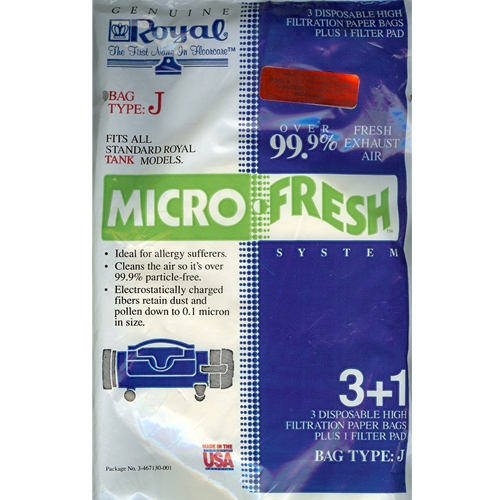 Royal Type J Microfresh Filtration